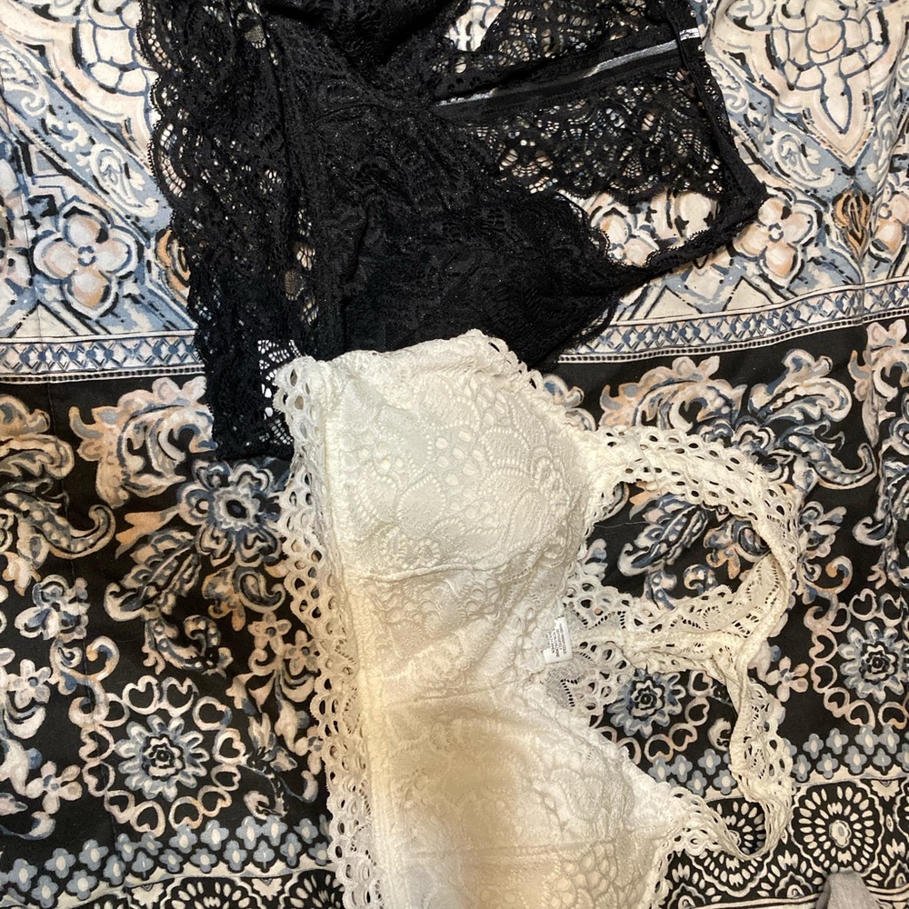 Lace bralettes
